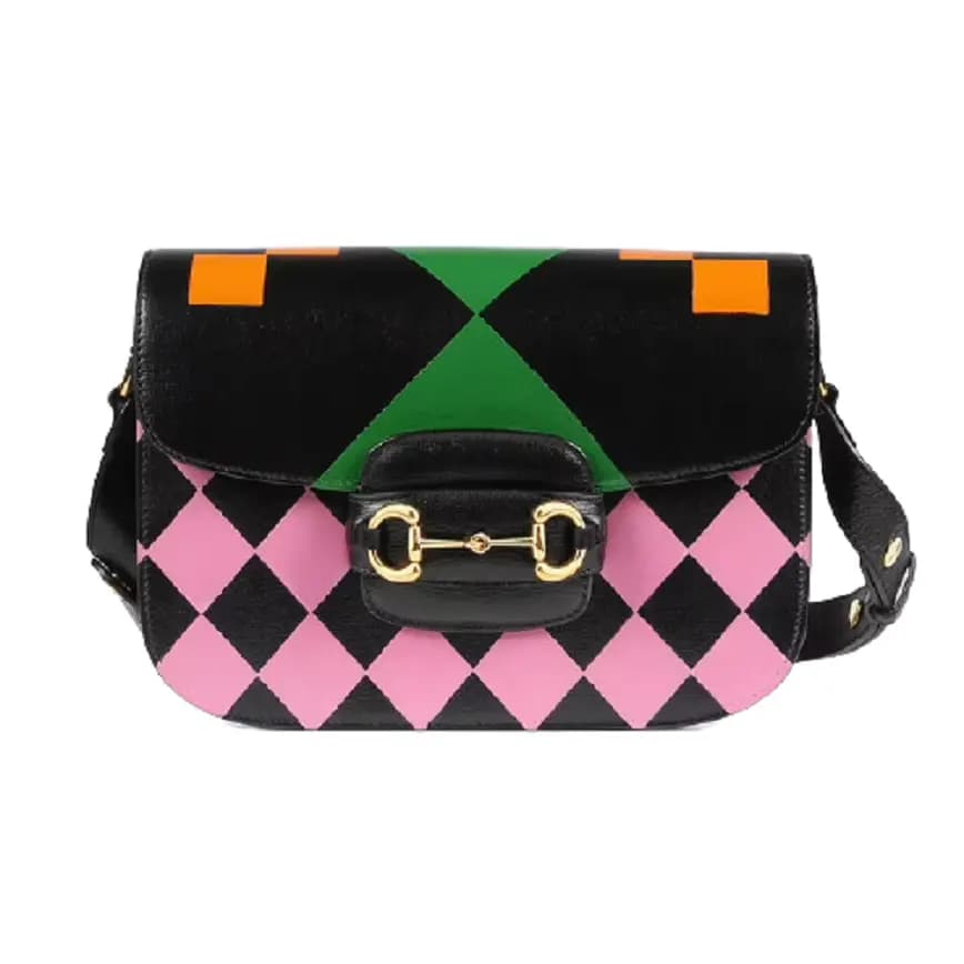 Túi Gucci Horsebit 1955 Shoulder Black Leather 602204-UQKAG-1058 Túi Gucci Horsebit 1955 Shoulder Black Leather 602204-UQKAG-1058