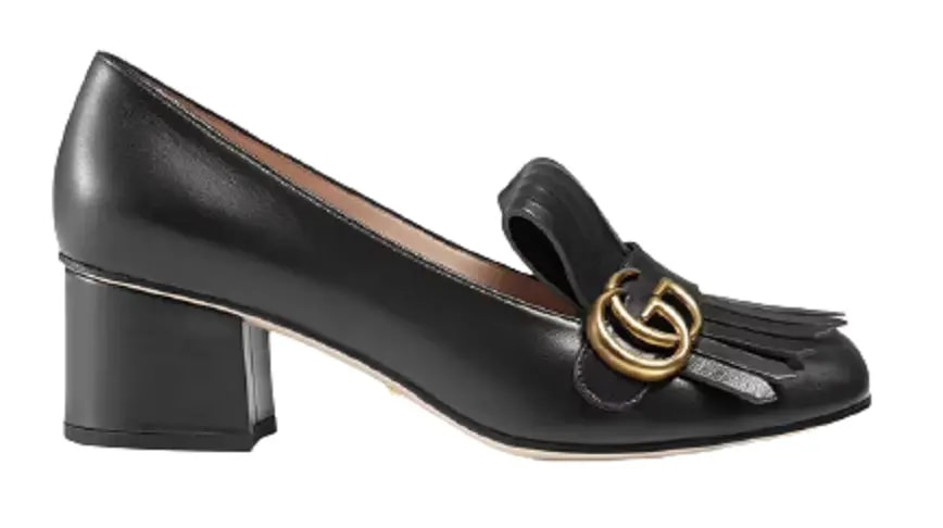 Giày Gucci Leather Mid Heel Pump Black Leather 408208-C9D00-1000 — kich-thuoc: lien-he-order Giày Gucci Leather Mid Heel Pump Black Leather 408208-C9D00-1000 — kich-thuoc: lien-he-order