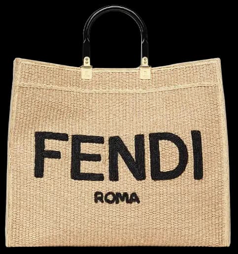 Túi Fendi Sunshine Large Woven Straw Shopper 8BH372-AAYV-F1E1I Túi Fendi Sunshine Large Woven Straw Shopper 8BH372-AAYV-F1E1I