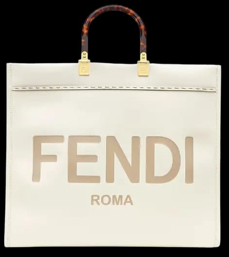 Túi Fendi Sunshine Shopper Bag Leather 'White' 8BH372ABVLF0K7E Túi Fendi Sunshine Shopper Bag Leather 'White' 8BH372ABVLF0K7E