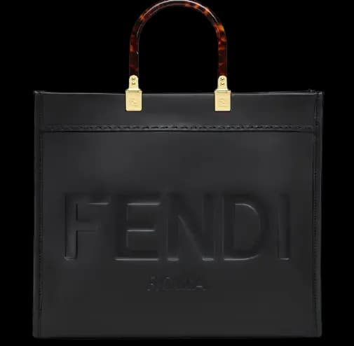 Túi Fendi Sunshine Medium Shopper Leather 'Black' 8BH386ABVLF0KUR Túi Fendi Sunshine Medium Shopper Leather 'Black' 8BH386ABVLF0KUR