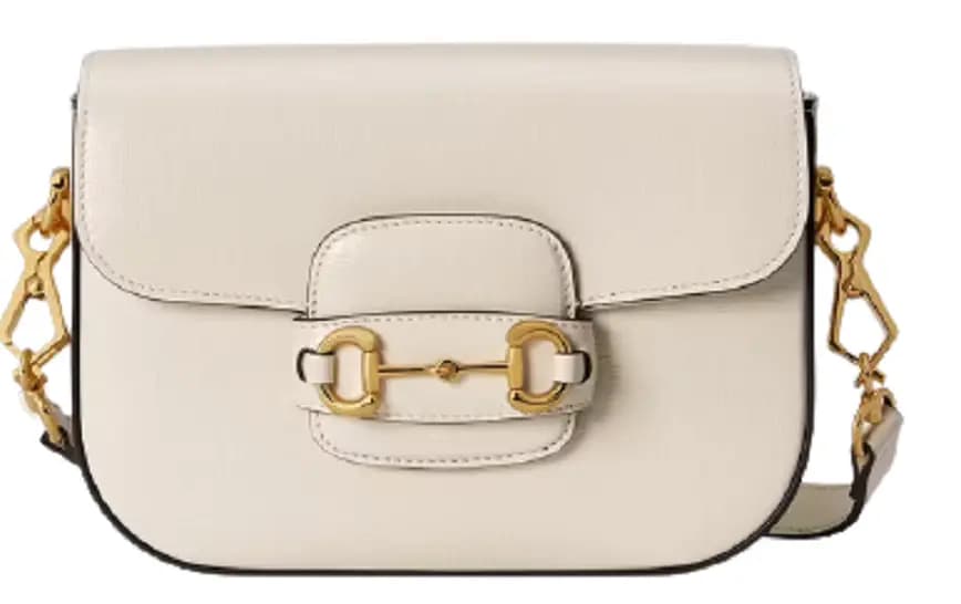 Túi Gucci Horsebit 1955 Mini White Leather 658574-18YSG-9068 Túi Gucci Horsebit 1955 Mini White Leather 658574-18YSG-9068