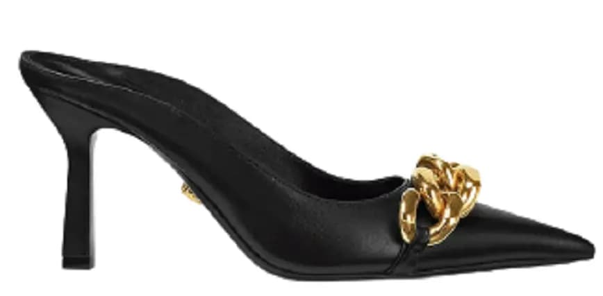 Giày Versace Medusa Chain Nappa Leather Mules 1000840-DNA32-1B00V Giày Versace Medusa Chain Nappa Leather Mules 1000840-DNA32-1B00V