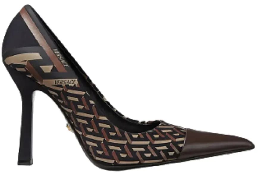 Giày Versace La Greca Signatutre Pumps 1001800-1A01930-5B17V Giày Versace La Greca Signatutre Pumps 1001800-1A01930-5B17V