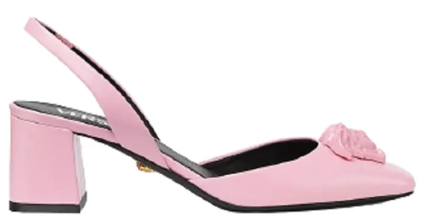 Giày Versace La Medusa Leather Sling-back Pumps 1003138-DVT2P-1P650 — kich-thuoc: lien-he-order Giày Versace La Medusa Leather Sling-back Pumps 1003138-DVT2P-1P650 — kich-thuoc: lien-he-order