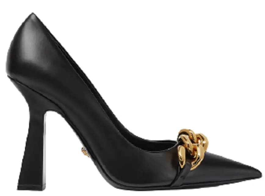 Giày Versace Medusa Chain Pumps 1003733-DVT2P-1B00V Giày Versace Medusa Chain Pumps 1003733-DVT2P-1B00V
