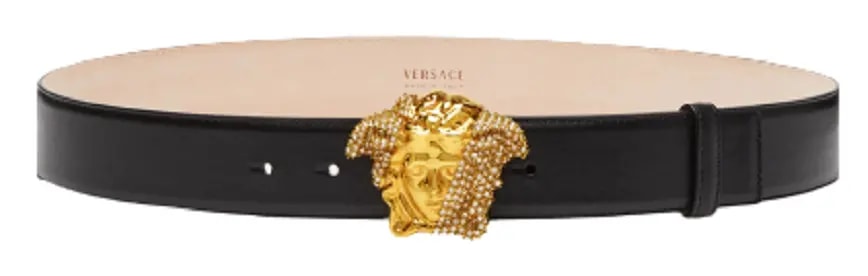 Thắt Lưng Versace La Medusa Crystal Belt Black DCU8443-DV3TNS-KVO41 Thắt Lưng Versace La Medusa Crystal Belt Black DCU8443-DV3TNS-KVO41