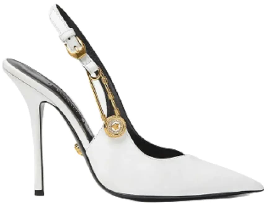 Giày Versace Safety Pin Pumps DST207P-DVT2P-K0AOH Giày Versace Safety Pin Pumps DST207P-DVT2P-K0AOH