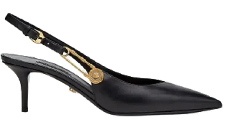 Giày Versace Safety Mid-Heel Pumps DST208H-DVT2P-D41OH Giày Versace Safety Mid-Heel Pumps DST208H-DVT2P-D41OH