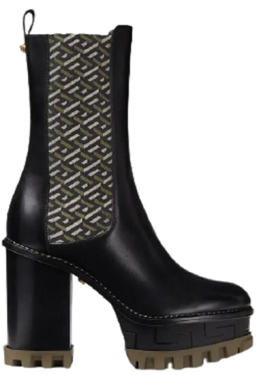 Giày Versace La Greca Signature Ankle Boots DST420Q-1A01735-5B15V — kich-thuoc: lien-he-order Giày Versace La Greca Signature Ankle Boots DST420Q-1A01735-5B15V — kich-thuoc: lien-he-order