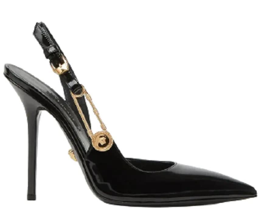 Giày Versace Safety Pin Pumps DST561P-D2VE-KVO41 Giày Versace Safety Pin Pumps DST561P-D2VE-KVO41
