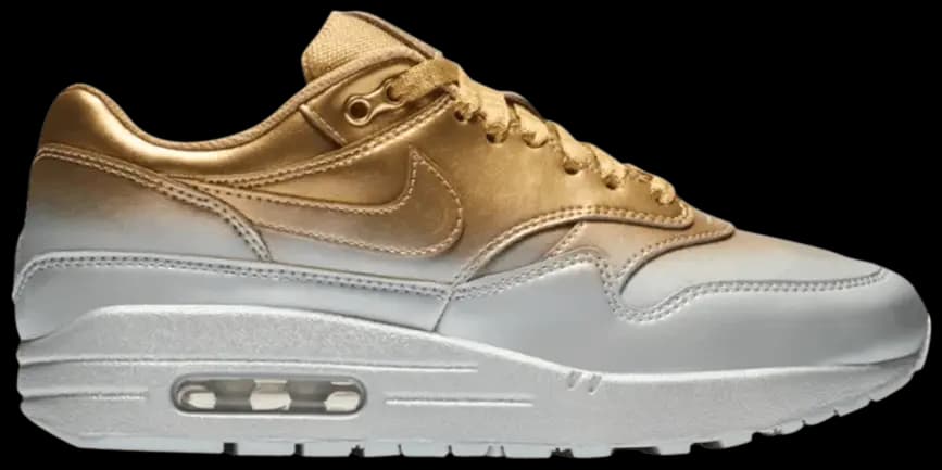 Giày Nike Wmns Air Max 1 LX 'Metallic Gold Platinum' 917691-700 Giày Nike Wmns Air Max 1 LX 'Metallic Gold Platinum' 917691-700