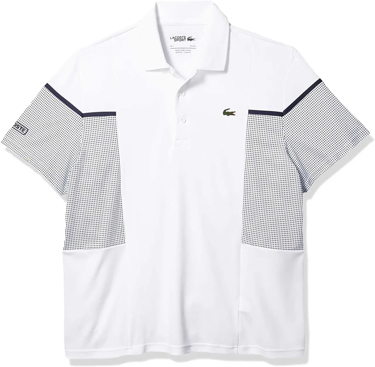 Áo Lacoste Polo SPORT Mesh Panel Tennis White DH4754-51-RHG Áo Lacoste Polo SPORT Mesh Panel Tennis White DH4754-51-RHG