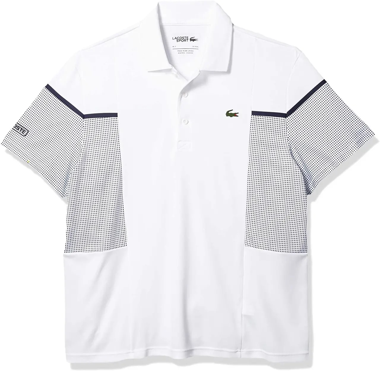 Áo Lacoste Polo SPORT Mesh Panel Tennis White DH4754-51-RHG — kich-thuoc: L Áo Lacoste Polo SPORT Mesh Panel Tennis White DH4754-51-RHG — kich-thuoc: L
