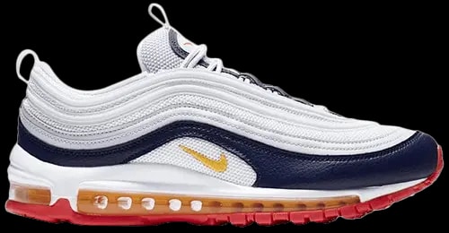 Giày Nike Wmns Air Max 97 'Platinum Navy Orange' 921733-015 — kich-thuoc: 36.5 Giày Nike Wmns Air Max 97 'Platinum Navy Orange' 921733-015 — kich-thuoc: 36.5