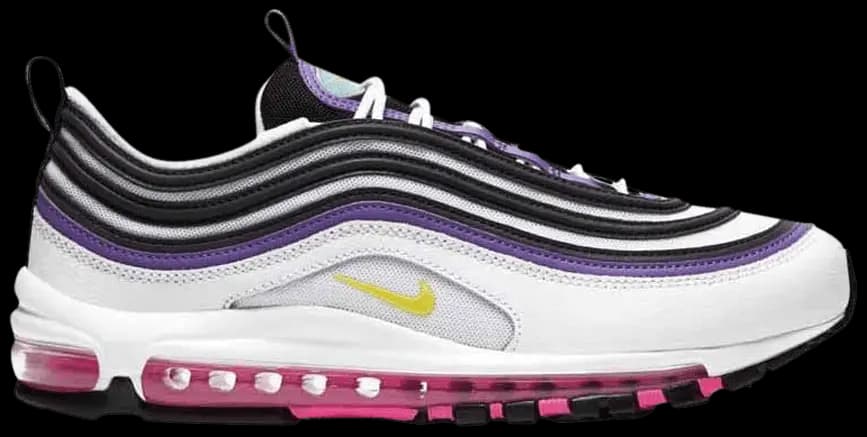 Giày Nike Air Max 97 'White Dynamic Yellow Violet' 921826-106 Giày Nike Air Max 97 'White Dynamic Yellow Violet' 921826-106