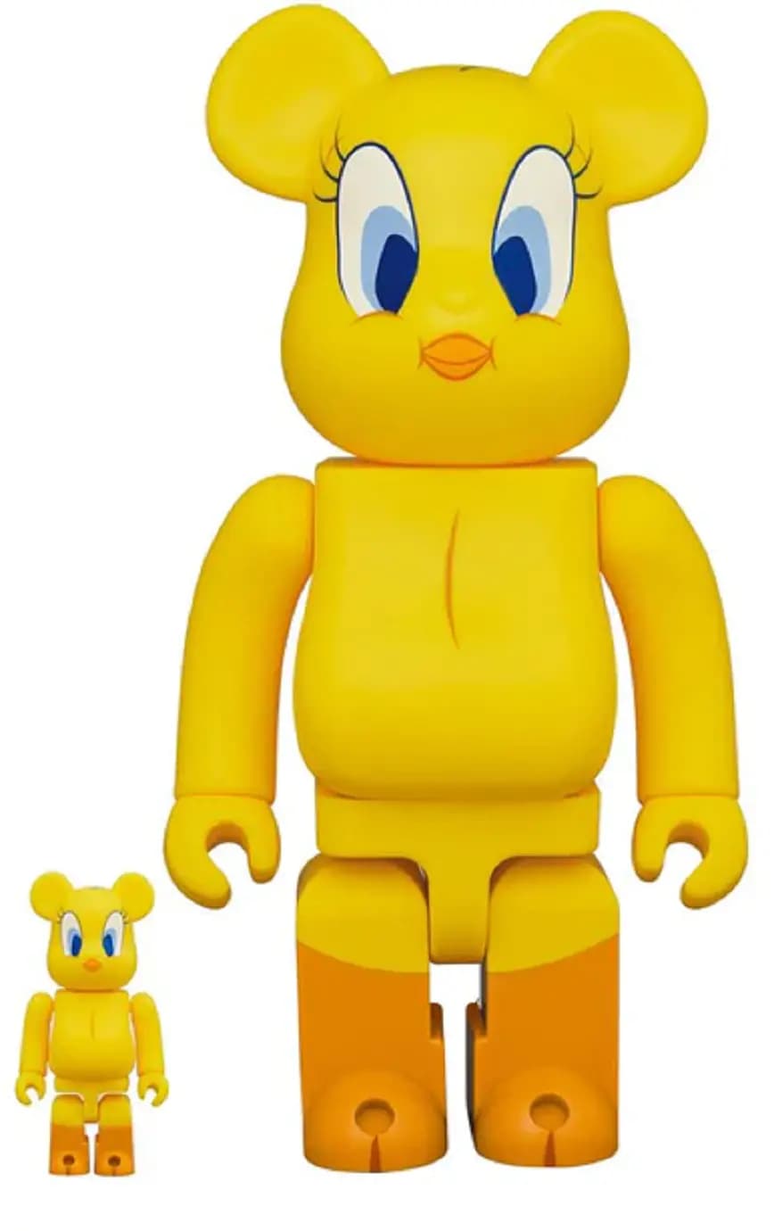 Mô Hình Looney Tunes Bearbrick 100% + 400% 'Tweety' 95917-TWE-0104 Mô Hình Looney Tunes Bearbrick 100% + 400% 'Tweety' 95917-TWE-0104