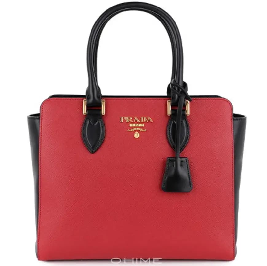 Túi Prada Fuoco Nero Tote Saffiano Leather Bag 1BA113-2EDV-FOC9F Túi Prada Fuoco Nero Tote Saffiano Leather Bag 1BA113-2EDV-FOC9F