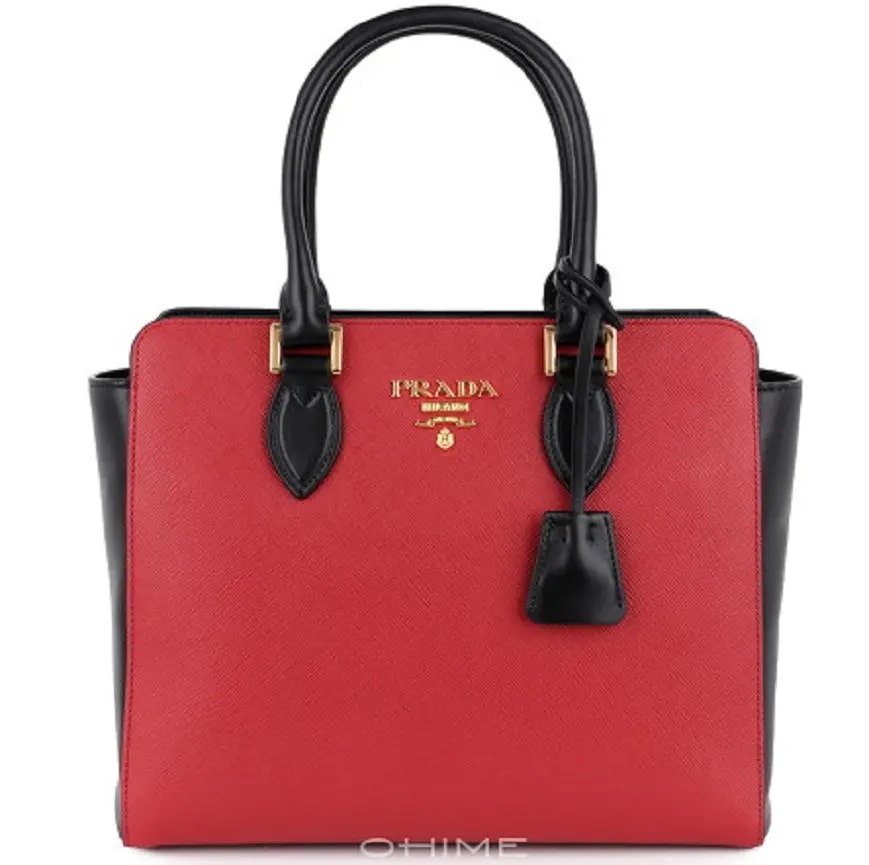 Túi Prada Fuoco Nero Tote Saffiano Leather Bag 1BA113-2EDV-FOC9F Túi Prada Fuoco Nero Tote Saffiano Leather Bag 1BA113-2EDV-FOC9F