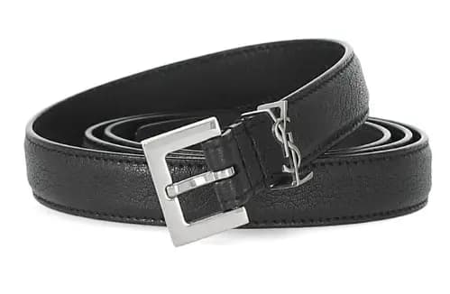 Thắt lưng Saint Laurent Monogram Black Belt 612616-BRM0E-1000 Thắt lưng Saint Laurent Monogram Black Belt 612616-BRM0E-1000