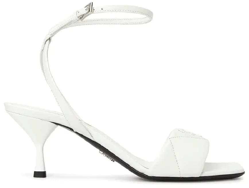 Dép Prada Logo Quilted Nappa 'White' 1X825M-038-F0009 Dép Prada Logo Quilted Nappa 'White' 1X825M-038-F0009