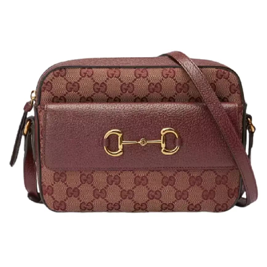 Túi Gucci Horsebit 1955 GG 'Burgundy' 645454-9Y9NG-9865 Túi Gucci Horsebit 1955 GG 'Burgundy' 645454-9Y9NG-9865