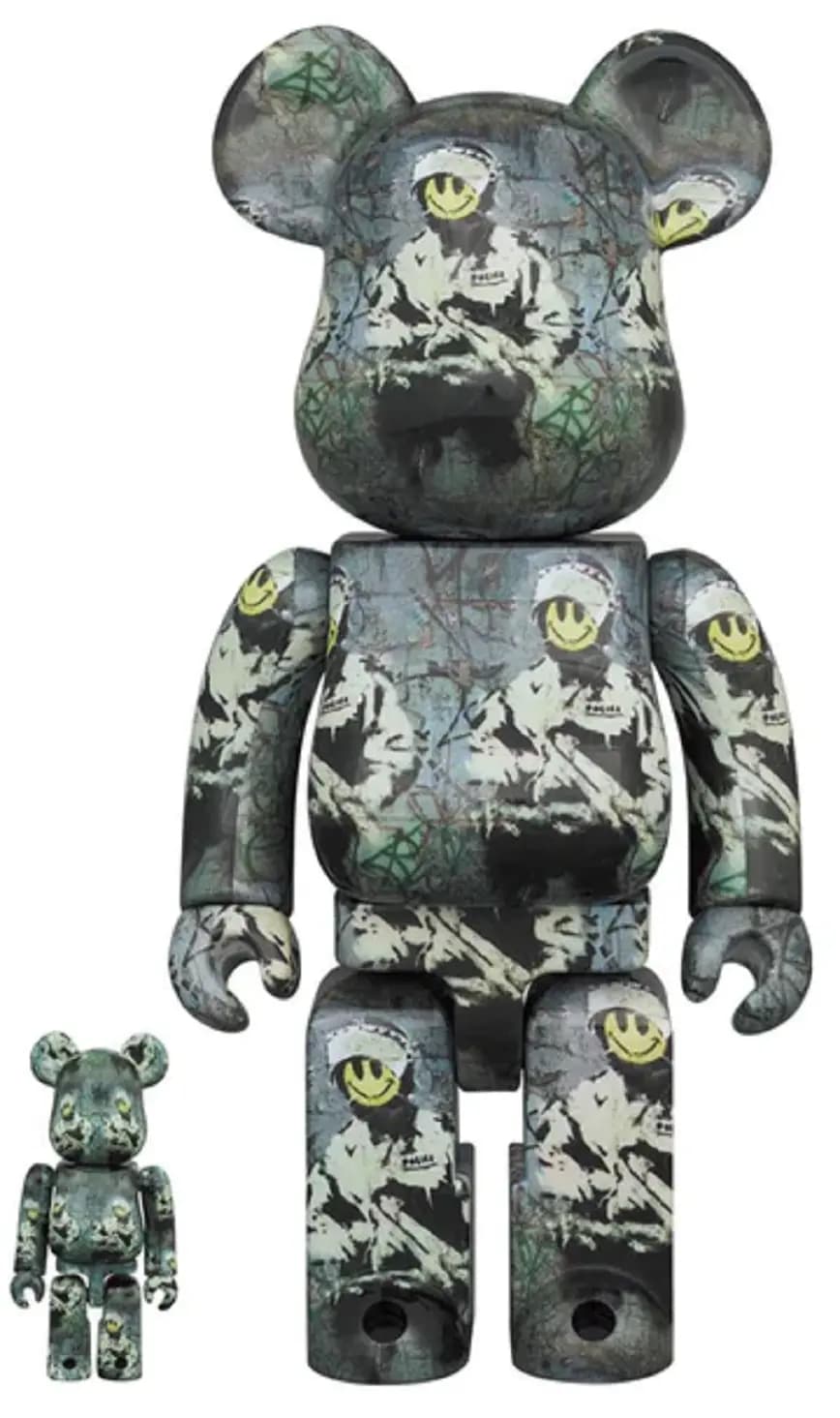 Mô Hình Brandalism Bearbrick 100% + 400% 'Riot Cop' 99253-RCP-0104 Mô Hình Brandalism Bearbrick 100% + 400% 'Riot Cop' 99253-RCP-0104