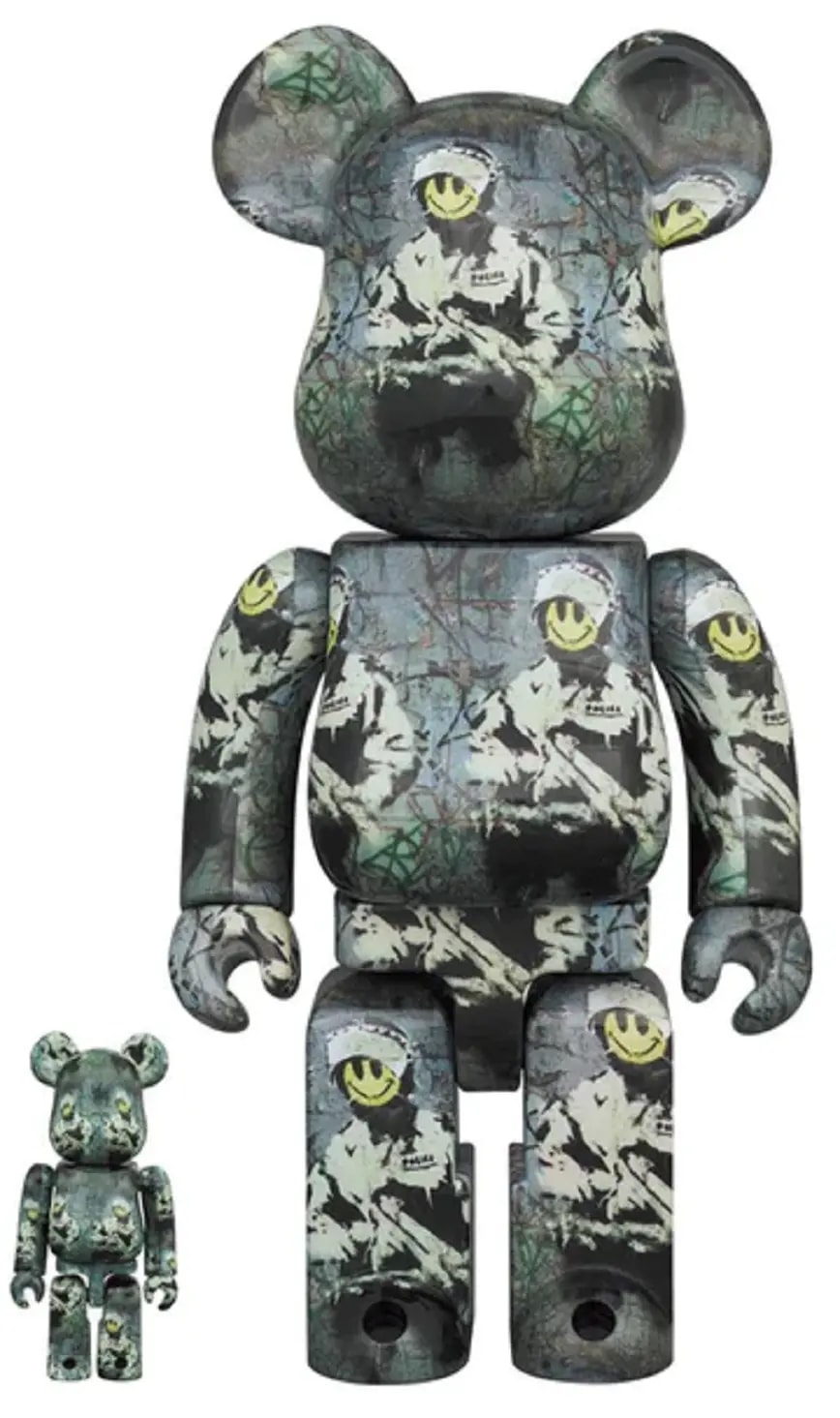 Mô Hình Brandalism Bearbrick 100% + 400% 'Riot Cop' 99253-RCP-0104 — kich-thuoc: 1-size Mô Hình Brandalism Bearbrick 100% + 400% 'Riot Cop' 99253-RCP-0104 — kich-thuoc: 1-size