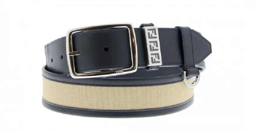 Thắt Lưng Fendi Belt Black Beige Leather 7C0435AFBCF1DZQ Thắt Lưng Fendi Belt Black Beige Leather 7C0435AFBCF1DZQ