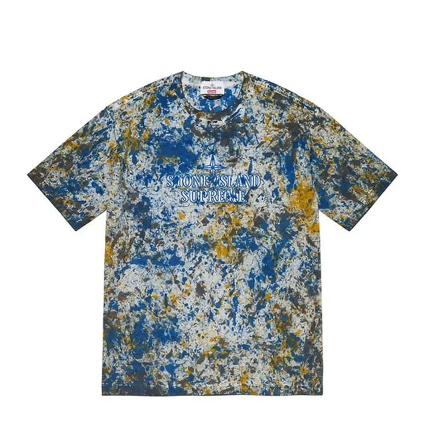 Áo Supreme Stone Island Embroidered Logo SS Top Dark Blue SUP-STIELSTDKBL Áo Supreme Stone Island Embroidered Logo SS Top Dark Blue SUP-STIELSTDKBL