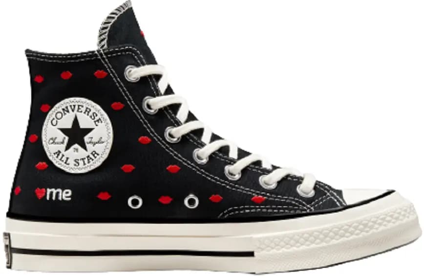Giày Converse Chuck 70 Crafted With Love High Black Red A01600C Giày Converse Chuck 70 Crafted With Love High Black Red A01600C