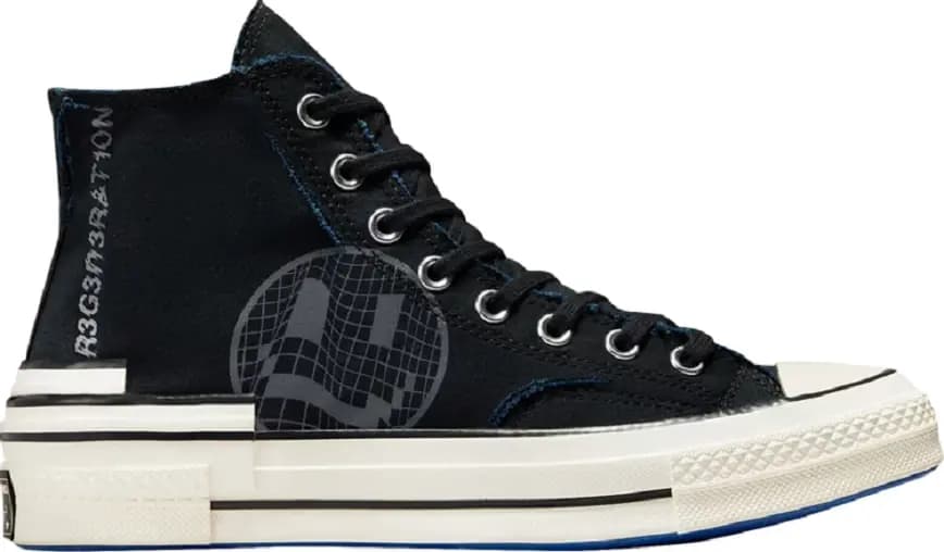 Giày Converse Chuck 70 Hacked Heel High 'Black Blue' A02407C Giày Converse Chuck 70 Hacked Heel High 'Black Blue' A02407C