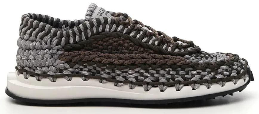 Giày Valentino Garavani Crochet Woven Fabric Sneakers WY2S0E41ZXBY08 Giày Valentino Garavani Crochet Woven Fabric Sneakers WY2S0E41ZXBY08