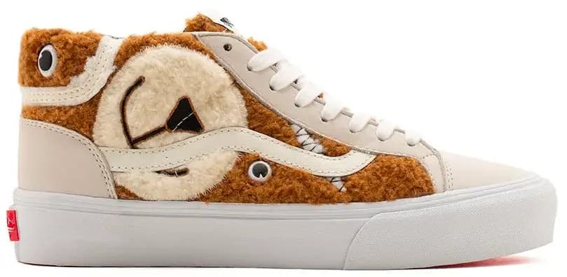 Giày Vans Vault Mid Zoo Skool Brown Beige White VN0A7Q4S91R Giày Vans Vault Mid Zoo Skool Brown Beige White VN0A7Q4S91R