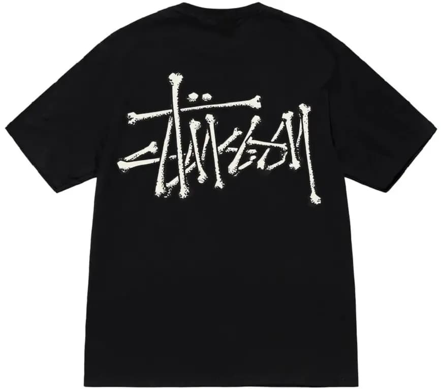 Áo Stussy Bones Stock T-Shirt 'Black' Áo Stussy Bones Stock T-Shirt 'Black'