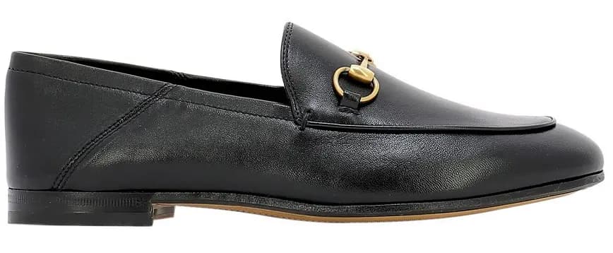 Giày Gucci Leather Horsebit Loafer 414998 DLC00 1000 Giày Gucci Leather Horsebit Loafer 414998 DLC00 1000