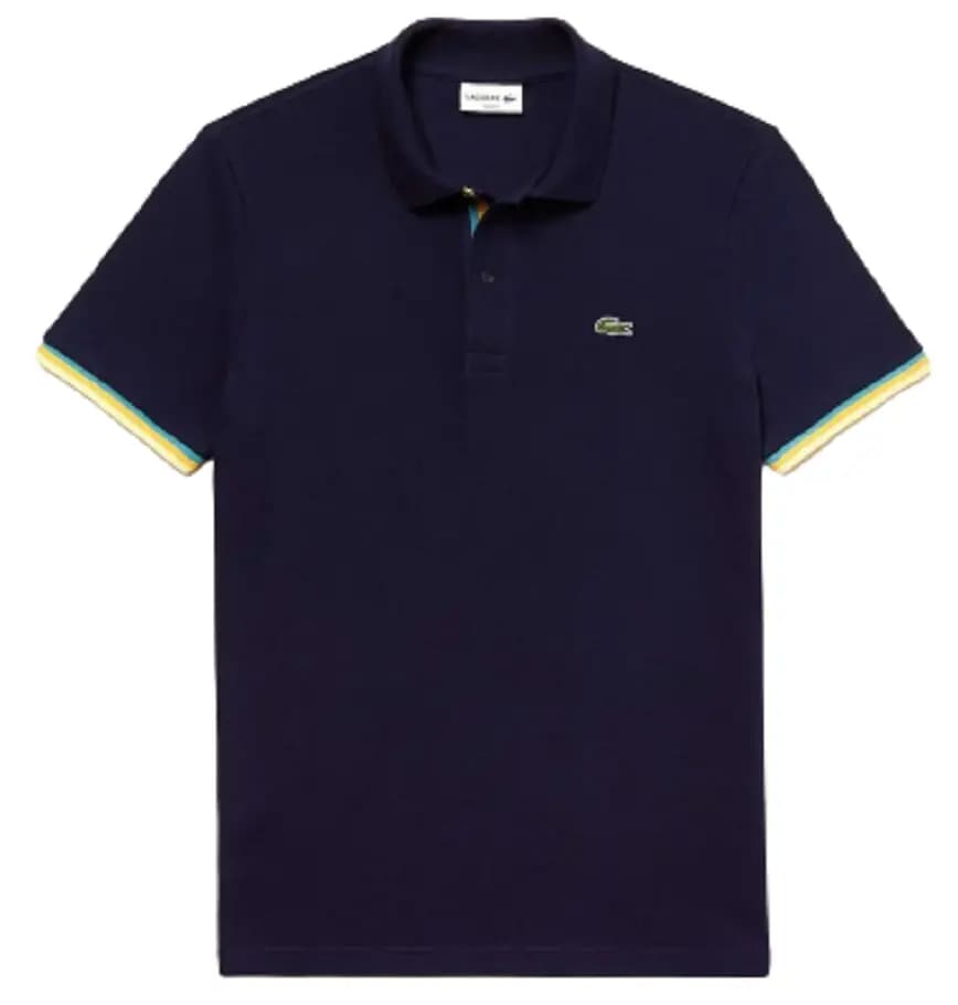 Áo Lacoste Polo Slim fit Petit Navy Blue PH4220-51-166 Áo Lacoste Polo Slim fit Petit Navy Blue PH4220-51-166