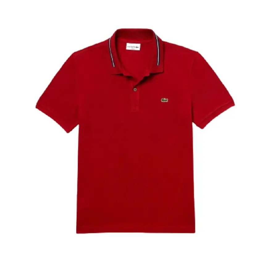 Áo Lacoste Polo Striped Accents Cotton Pique Bordeaux PH8522-00-Z1Q — kich-thuoc: L Áo Lacoste Polo Striped Accents Cotton Pique Bordeaux PH8522-00-Z1Q — kich-thuoc: L