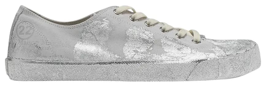 Giày Maison Margiela Tabi Silver Foil Suede 'White' S57WS0252P2519H1744 Giày Maison Margiela Tabi Silver Foil Suede 'White' S57WS0252P2519H1744