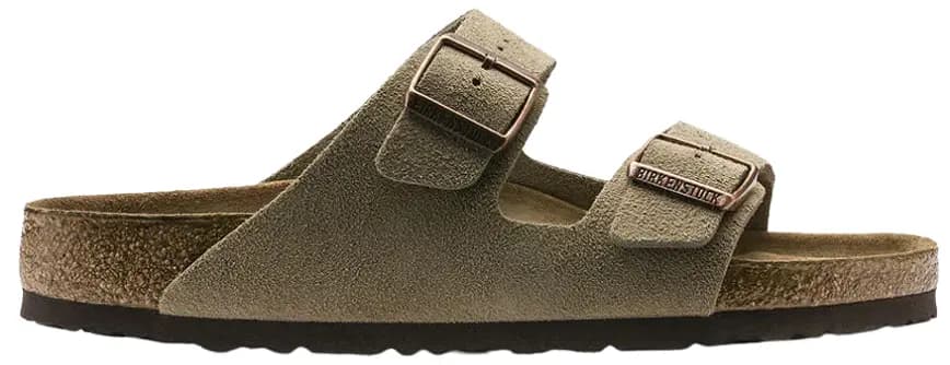 Dép Birkenstock Arizona Soft Footbed Suede 'Taupe' 951303 Dép Birkenstock Arizona Soft Footbed Suede 'Taupe' 951303