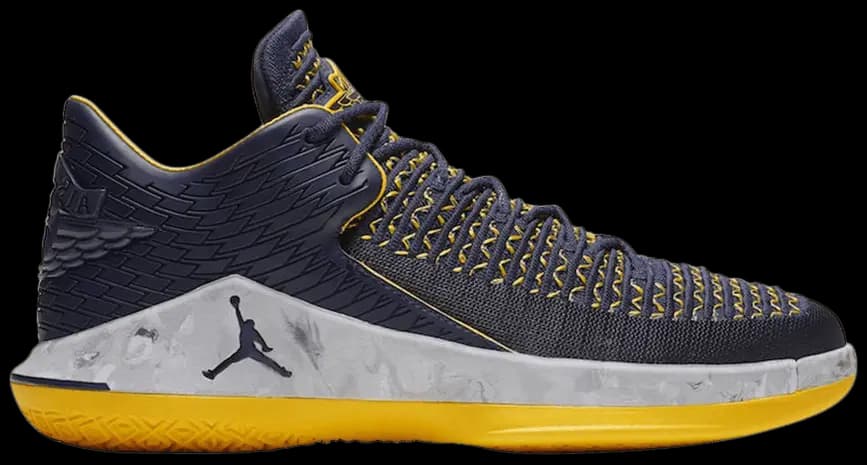 Giày Nike Air Jordan 32 Low 'Michigan Wolverines' AA1256-405 Giày Nike Air Jordan 32 Low 'Michigan Wolverines' AA1256-405