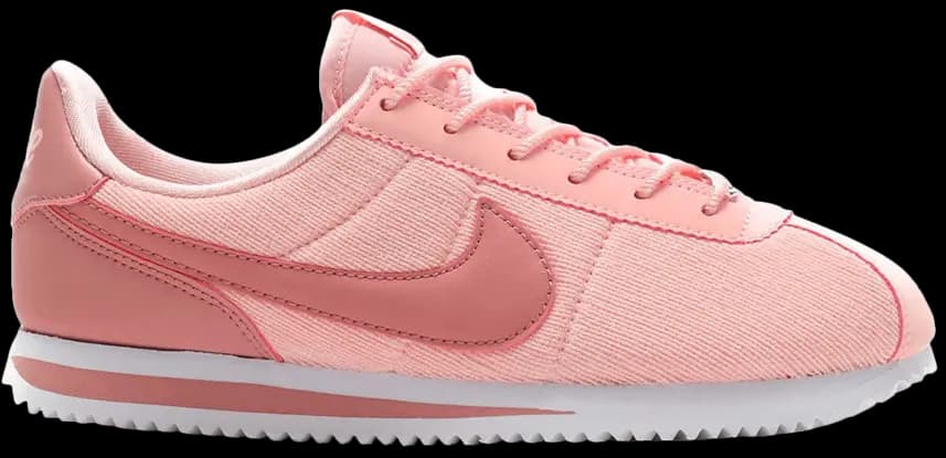 Giày Nike Cortez Basic TXT SE GS 'Storm Pink' AA3498-600 Giày Nike Cortez Basic TXT SE GS 'Storm Pink' AA3498-600