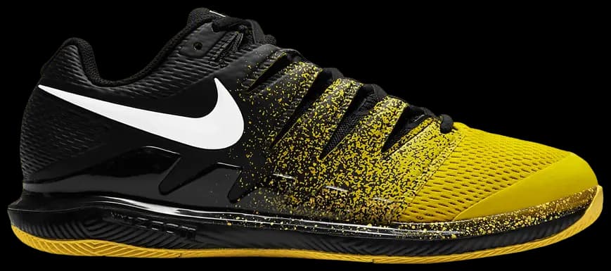 Giày Tennis Nike Air Zoom Vapor X 'Black Speed Yellow Spray' AA8030-013 Giày Tennis Nike Air Zoom Vapor X 'Black Speed Yellow Spray' AA8030-013