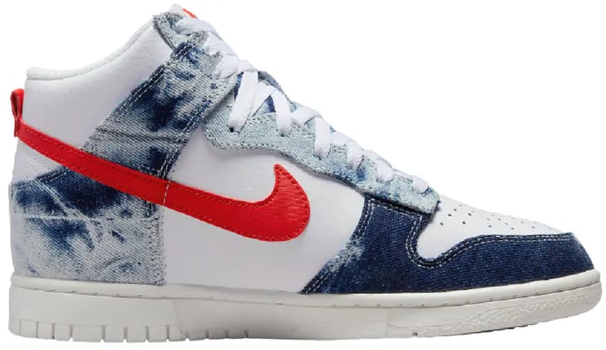 Giày Nike Dunk High 'Washed Denim Pack' DV2181-900 Giày Nike Dunk High 'Washed Denim Pack' DV2181-900