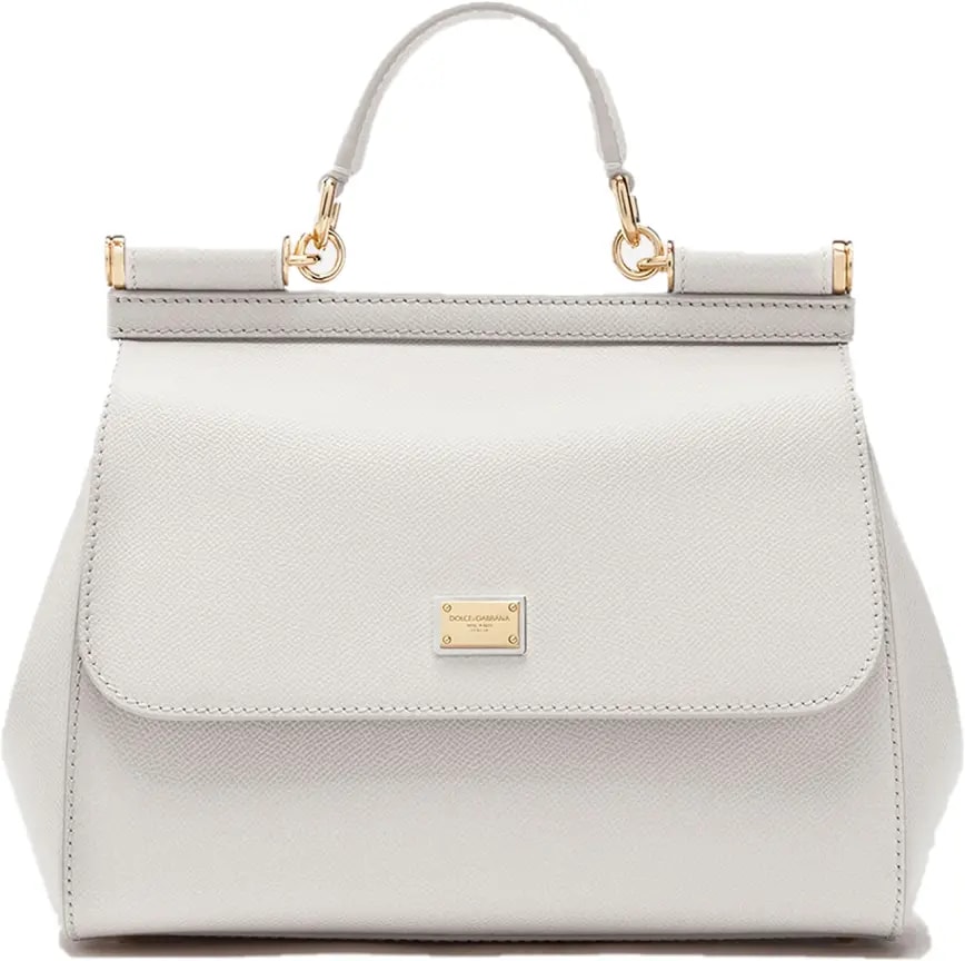 Túi Dolce & Gabbana Medium Dauphine Leather Sicily Bag 'White' BB7117A10378M307 Túi Dolce & Gabbana Medium Dauphine Leather Sicily Bag 'White' BB7117A10378M307