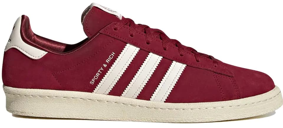 Giày Adidas Campus 80s Sporty & Rich 'Red' HQ6074 Giày Adidas Campus 80s Sporty & Rich 'Red' HQ6074