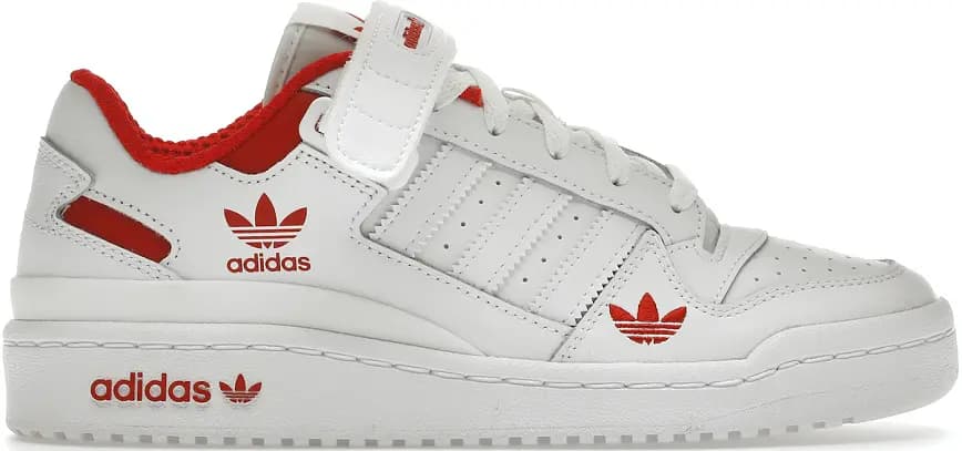 Giày Adidas Forum Low 'Cloud White Red' H01674 Giày Adidas Forum Low 'Cloud White Red' H01674