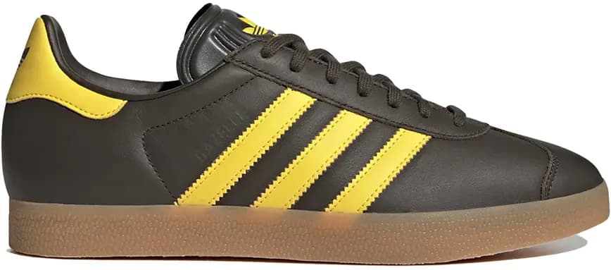 Giày Adidas Gazelle 'Shadow Olive Yellow Gum' HQ9873 Giày Adidas Gazelle 'Shadow Olive Yellow Gum' HQ9873