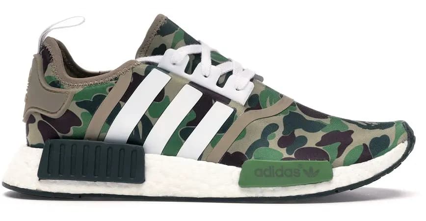 Giày Adidas NMD R1 Bape Olive Camo BA7326 Giày Adidas NMD R1 Bape Olive Camo BA7326