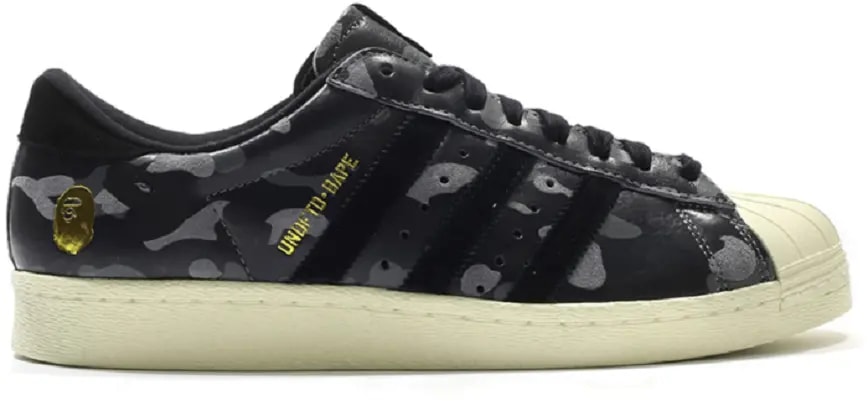 Giày Adidas Superstar 80s 'Undefeated Bape Black Camo' S74774 — kich-thuoc: lien-he-order Giày Adidas Superstar 80s 'Undefeated Bape Black Camo' S74774 — kich-thuoc: lien-he-order